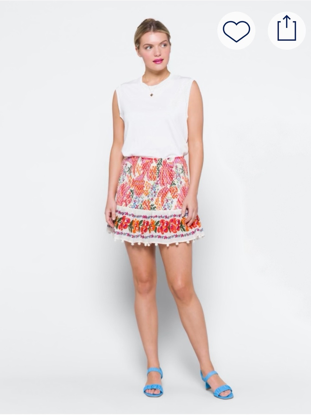 Farm Rio Spring Bananas Mini Skirt